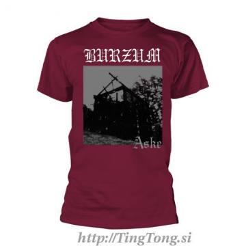T-shirt Burzum Aske Maroon Red 1627