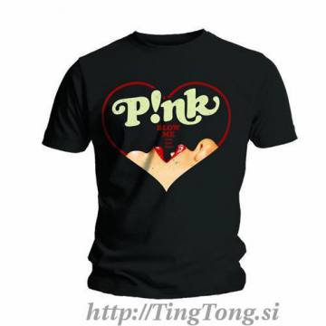 T-shirt Pink Blow Hearts 2586