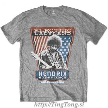 Jimi Hendrix Unisex T-Shirt: Electric Ladyland (Grey) 5682