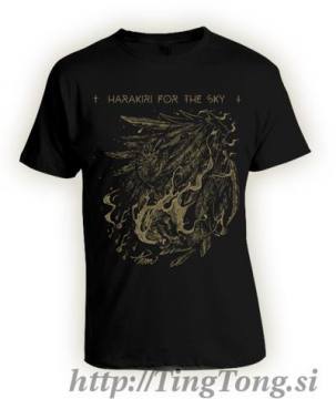 Harakiri For The Sky GOLD OWL (GIRLIE) T-shirt 6956