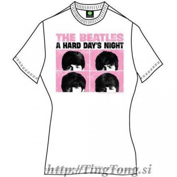Girlie shirt Beatles Hard Days Night Pastel 7735