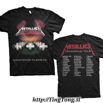 T-shirt Metallica Master Of Puppets Euro Tour 86 11356