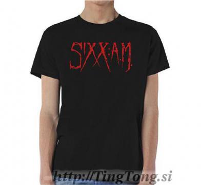 T-shirt Sixx:A.M. Red Logo 13853