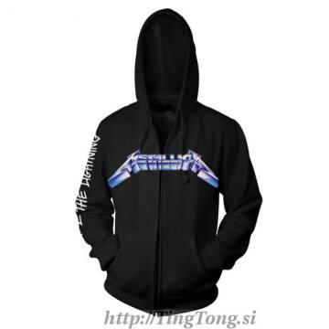 Metallica Ride The Lightning Hoodie s kapuco na zadrgo 14076