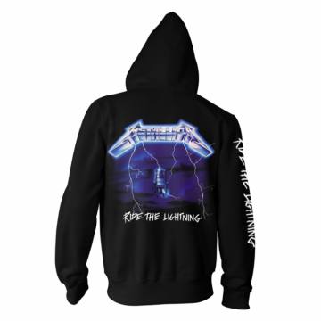 Metallica Ride The Lightning Hoodie s kapuco na zadrgo 26907