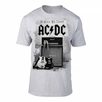 AC/DC T-shirt In Rock We Trust (siva) 49492