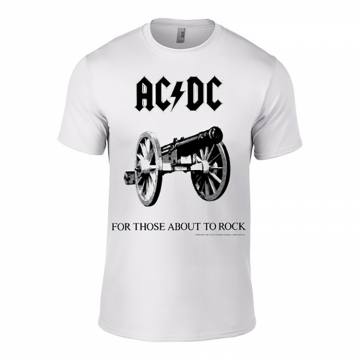 FOR THOSE ABOUT TO ROCK (WHITE) T-shirt 212596