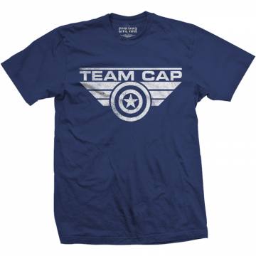 Captain America Team Cap Logo T-shirt 51027