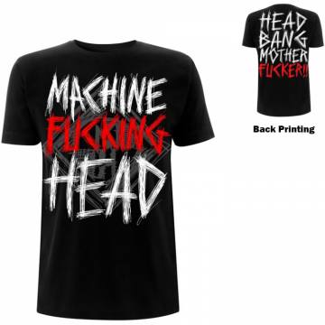 Machine Head Unisex T-Shirt: Bang Your Head (Back Print) (X-Large) 236608