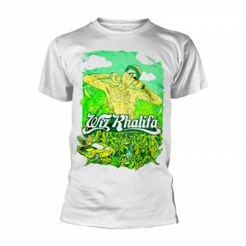 Wiz Khalifa T-shirt Waken Baken (bela) 57751
