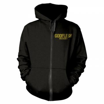 Godflesh Hoodie z zadrgo Messiah (črna) 63589