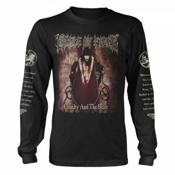 Cruelty And The Beast 2021-Cradle Of Filth T-shirt dolgi rokav 67188