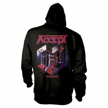 Metal Heart Hoodie zip – Accept 72673
