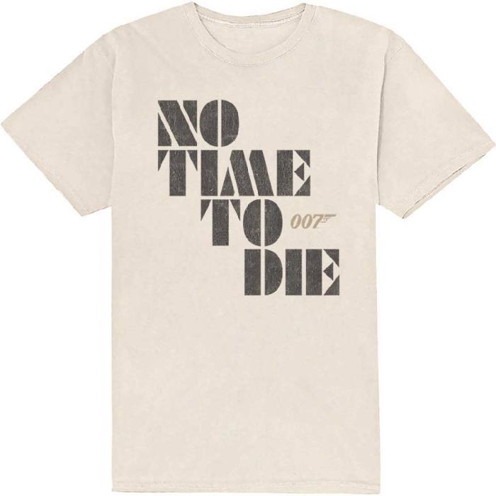 T-shirt James Bond 007: No Time To Die (natural) 79507