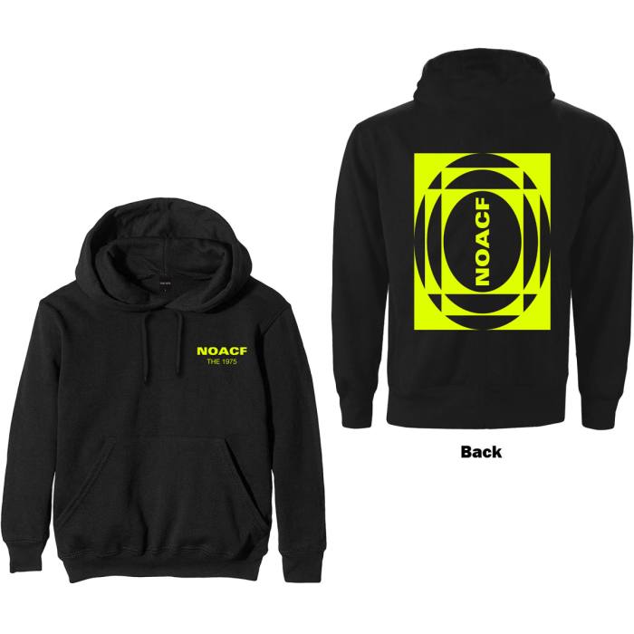 The 1975 Unisex Pullover Hoodie: NOACF (Črna) (Back Print) 79622