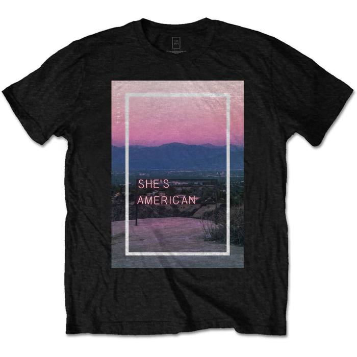 The 1975 Unisex T-Shirt: She's American (Black) 79661