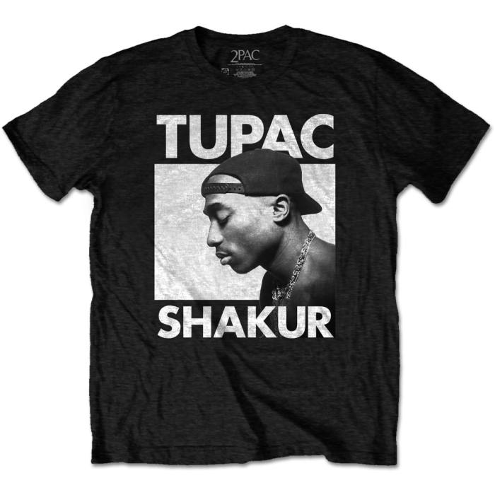 Tupac Unisex T-Shirt: Eyes Closed (Eco-Friendly) 79774