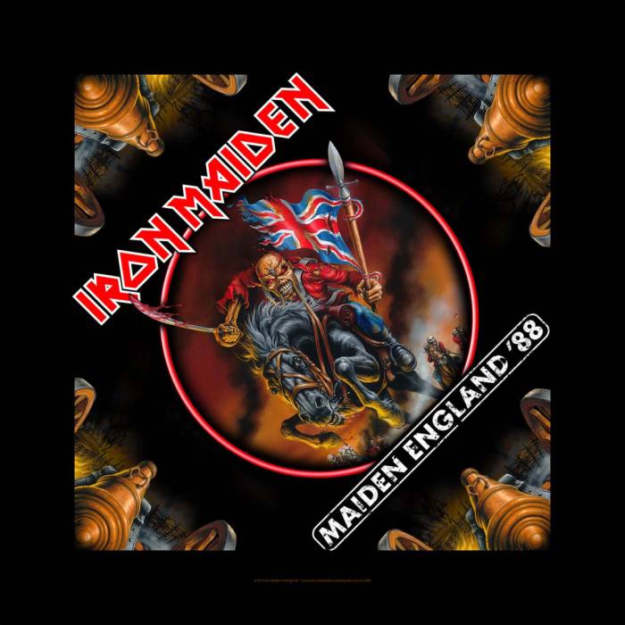 Iron Maiden Unisex Bandana: Maiden England 79032