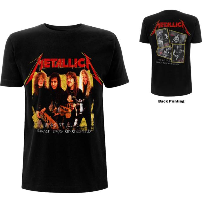 Metallica Unisex Majica Garage Photo Yellow 79408