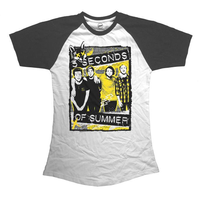 Girlie Shirt 5 Seconds Of Summer Splatter 80142