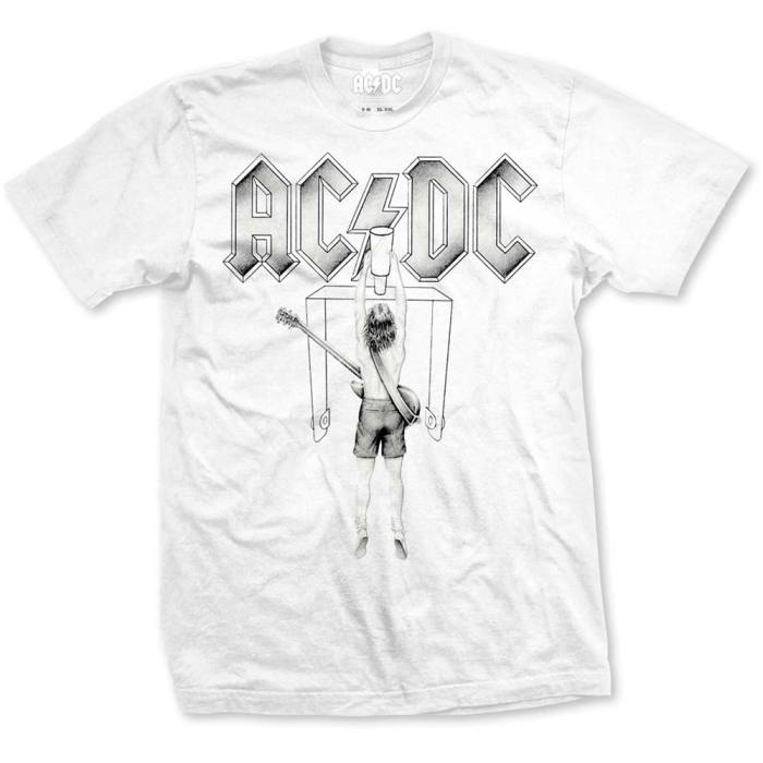 T-shirt AC/DC Switch White 81033