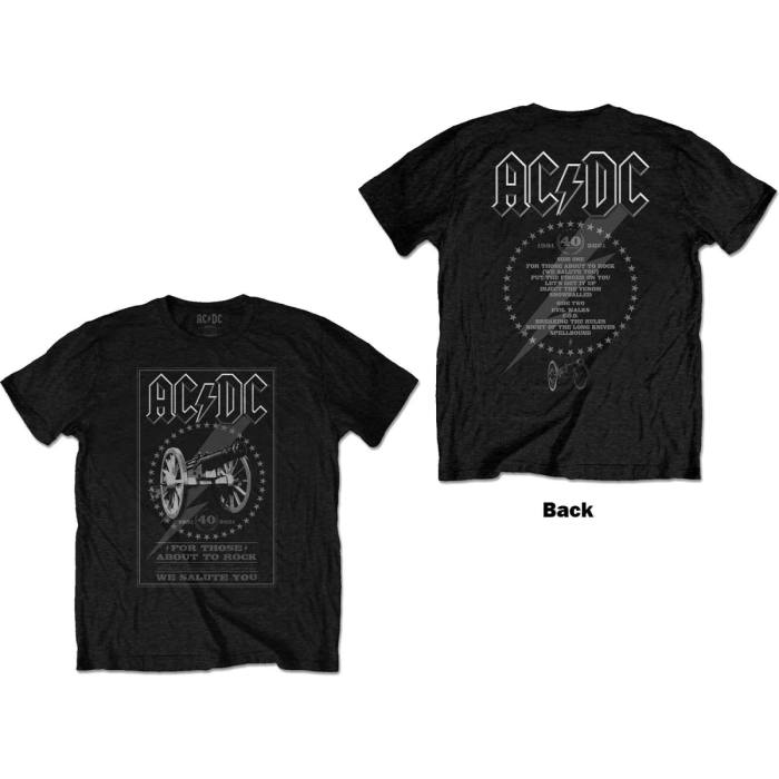 T-shirt AC/DC – FTATR 40th Monochrome 81362