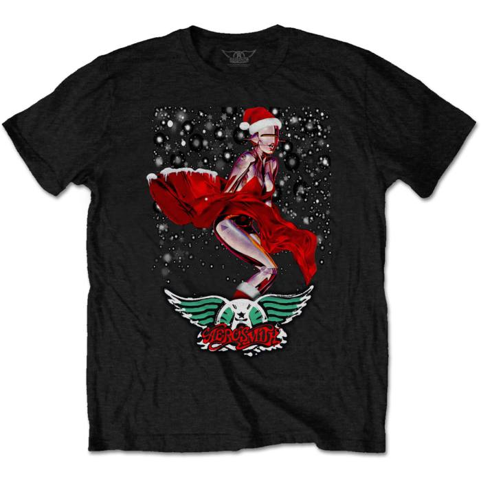 Aerosmith T-shirt Robo Santa (črna) 81637