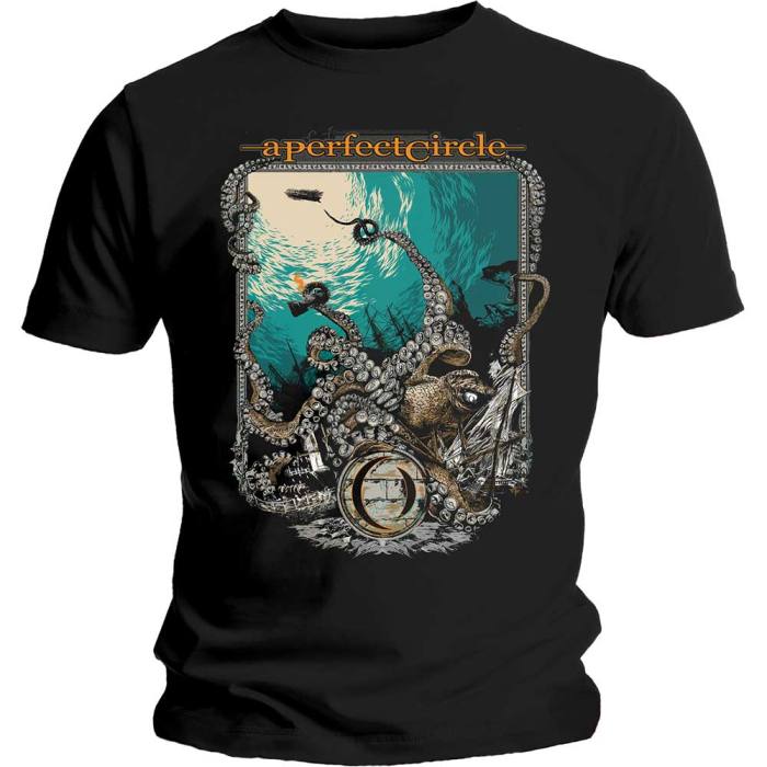 A Perfect Circle Unisex T-shirt: The Depths (Črna) 81980