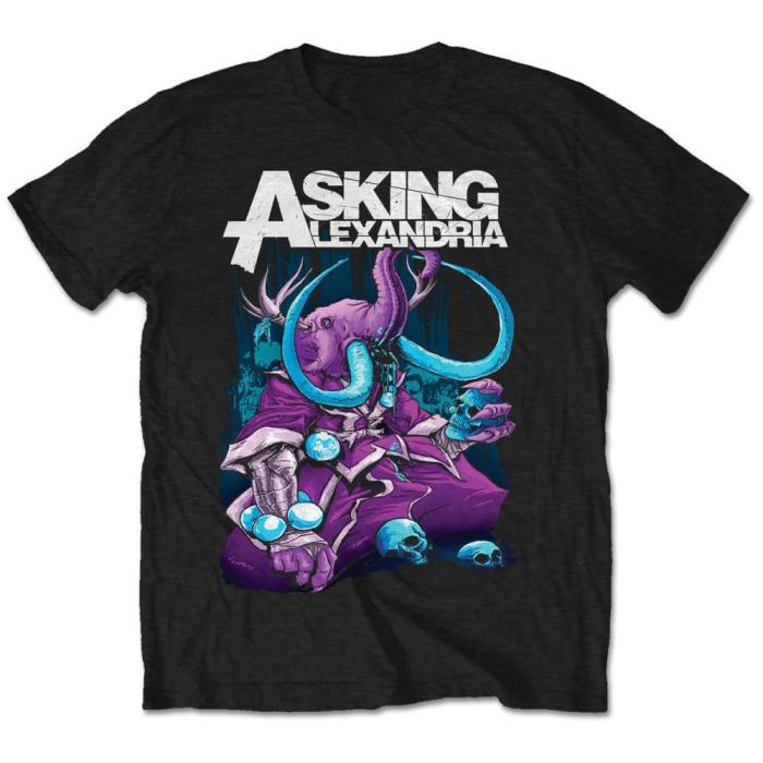 Asking Alexandria Unisex T-Shirt: Devour (Black) 82110