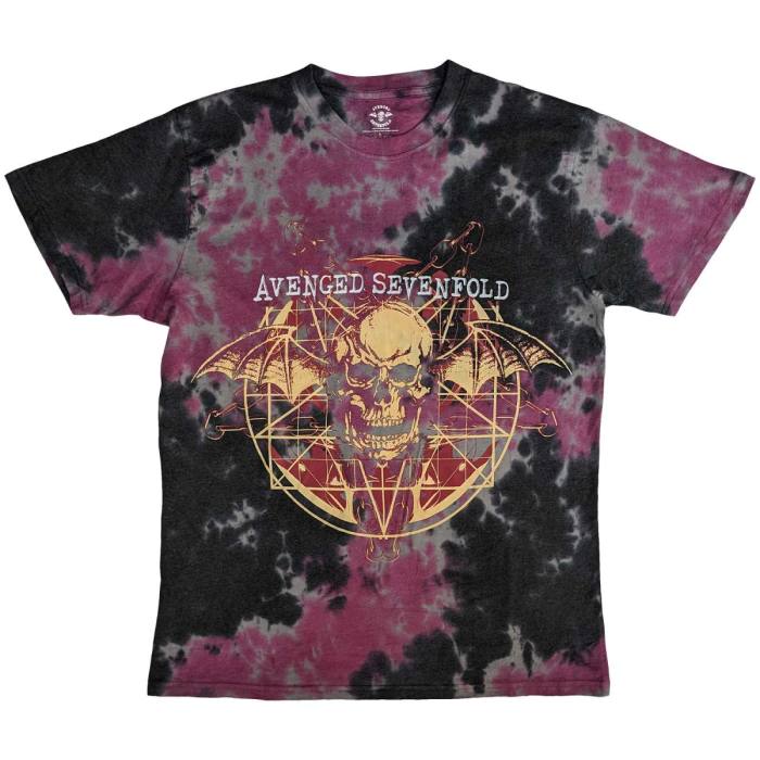 Avenged Sevenfold T-shirt Ritual (Grey Dip Dye) 82387