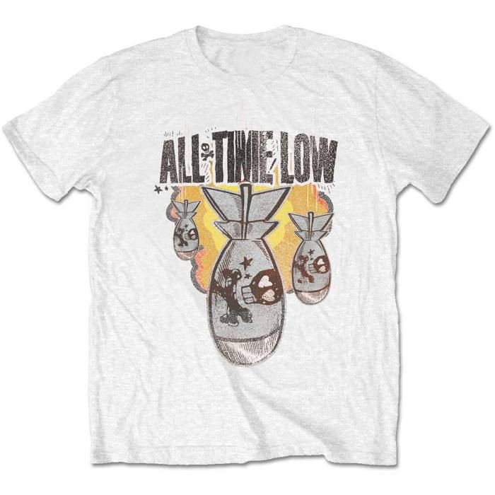 All Time Low T-shirt Da Bomb (bela) 82436