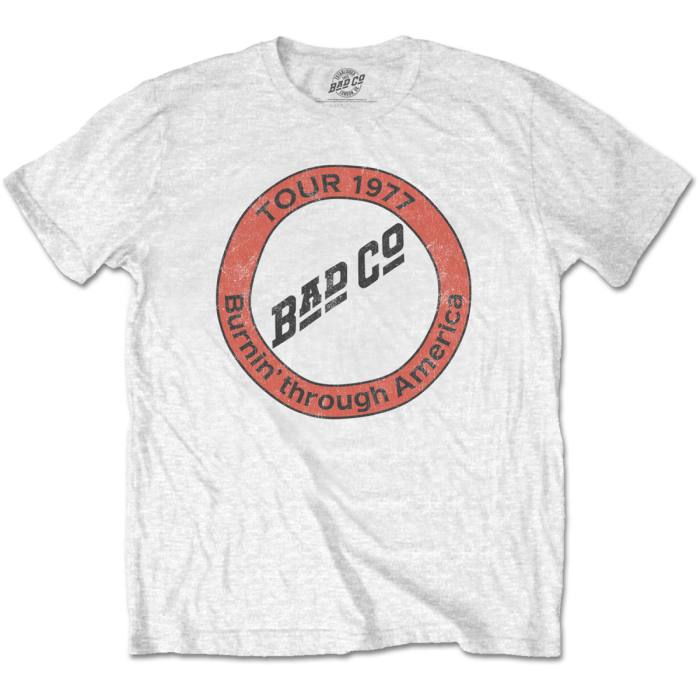 Bad Company T-shirt: Burnin' Through America (bela) 82541
