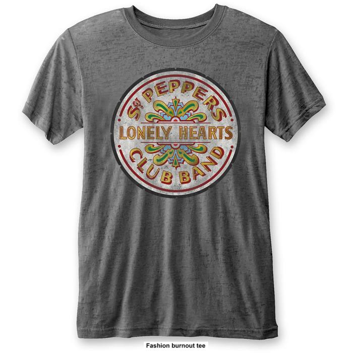 T-shirt Beatles Sgt Pepper Drum Burnout 82952