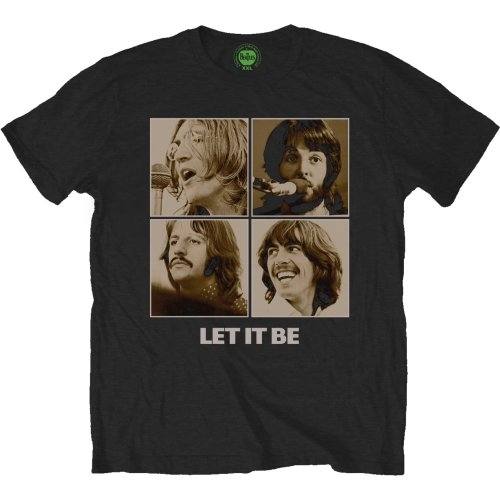 Beatles T-shirt Let It Be Sepia 83049