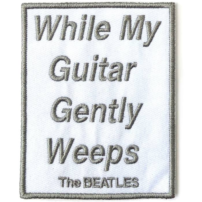 The Beatles Standard Patch: While My Guitar Gently Weeps 83288