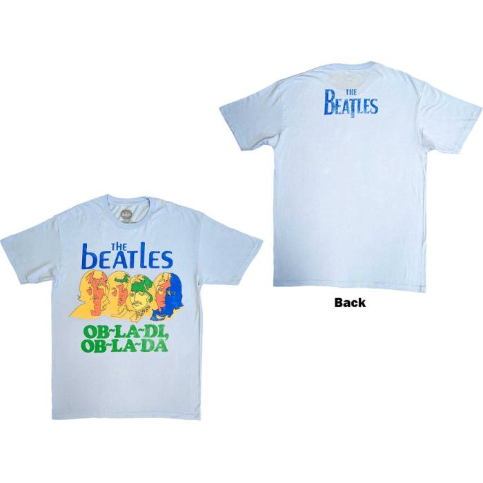 T-shirt Beatles Vintage Ob La Di Pale Blue 83354