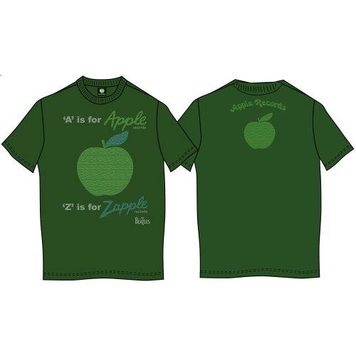 The Beatles Unisex T-shirt: A is for Apple (Back Print) 83364
