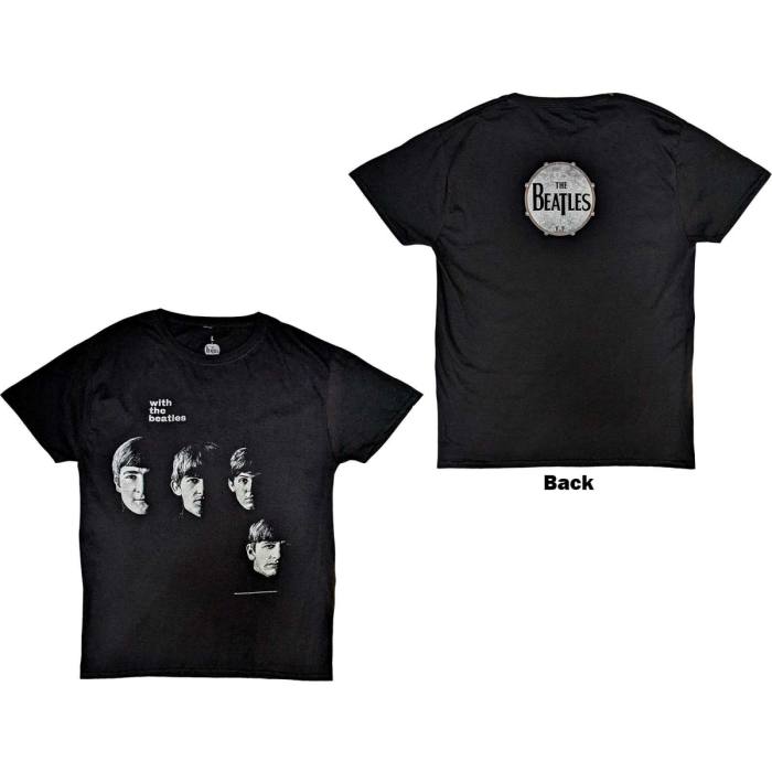 T-shirt Beatles With The Beatles Black 83412