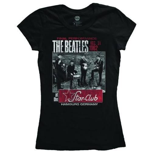 The Beatles Ženski T-shirt: Star Club, Hamburg (Črna) 83506