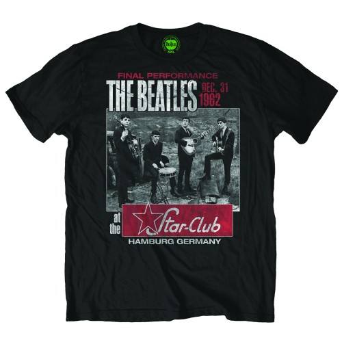 The Beatles Unisex T-shirt: Star Club, Hamburg (Črna) 83514