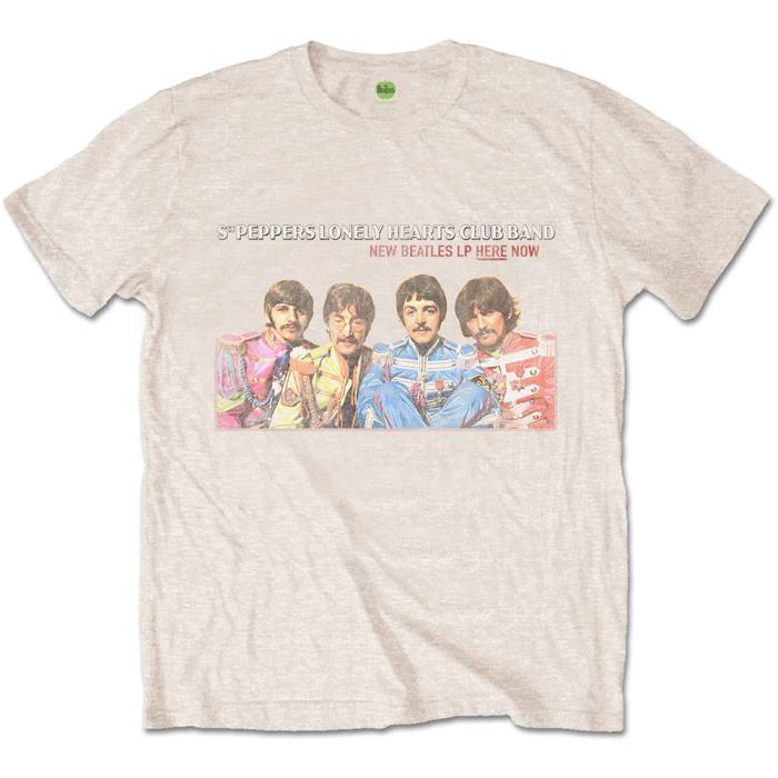 T-shirt The Beatles – LP Here Now (pesek/ecru) 83839