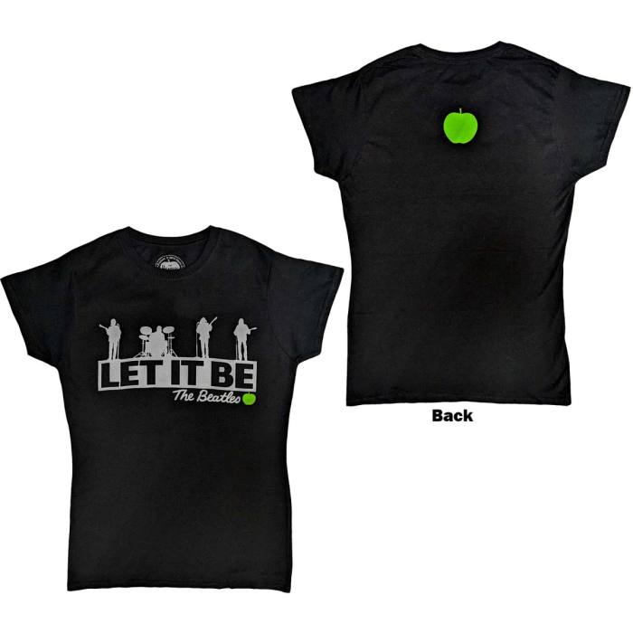 Girlie shirt Beatles Rooftop (Black) 83929