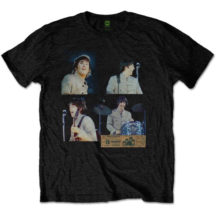 The Beatles Unisex T-Shirt: Shea Stadium Shots 83965