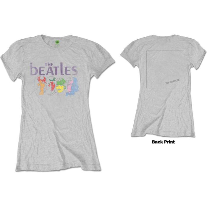 The Beatles ženska T-shirt: White Album Back (Grey) 84034