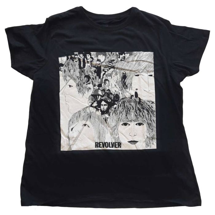 The Beatles Ladies T-shirt Revolver Album Cover (črna) 84370