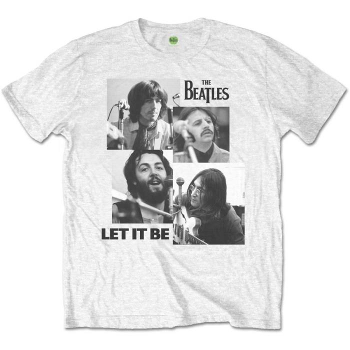 The Beatles Unisex Retail Pack T-Shirt: Let It Be (White) 84478