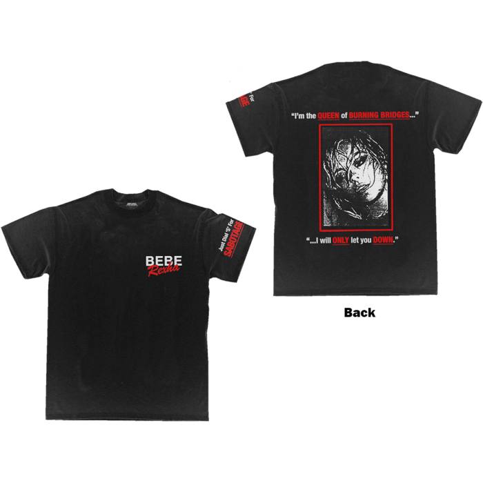 Bebe Rexha T-shirt Queen Of Sabotage črna 84540