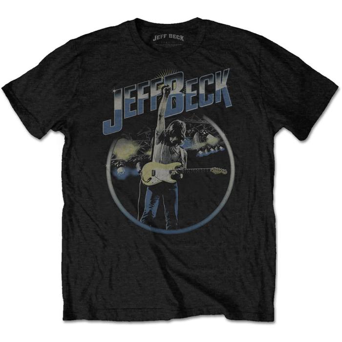 Jeff Beck Unisex T-Shirt: Circle Stage (Black) 84576