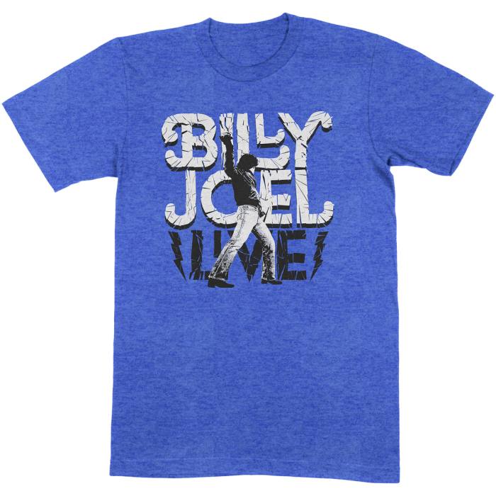 Billy Joel T-shirt Glass Houses Live (Blue) 84883