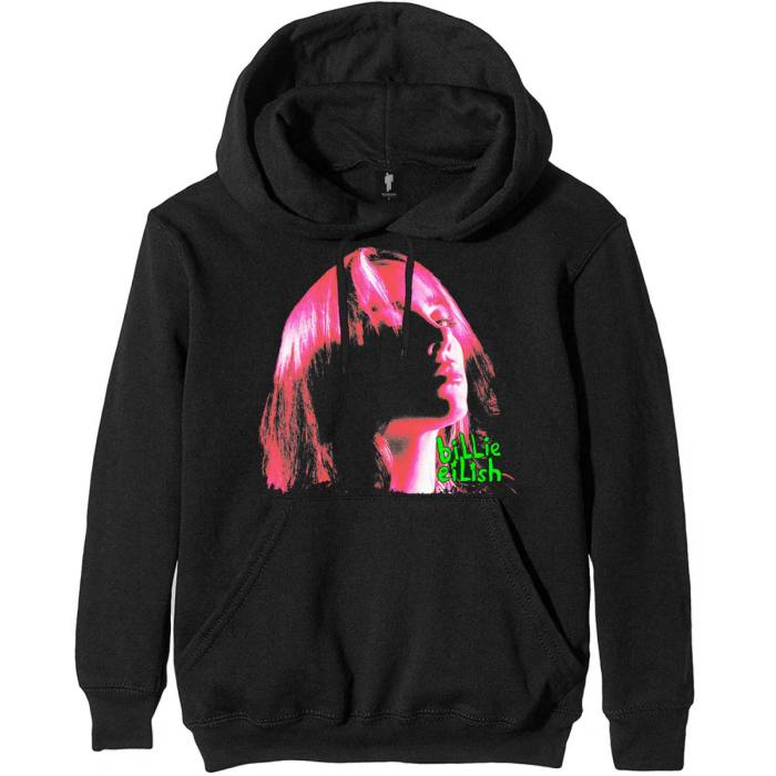 Billie Eilish Hoodie Neon Shadow Pink (črna) 84955